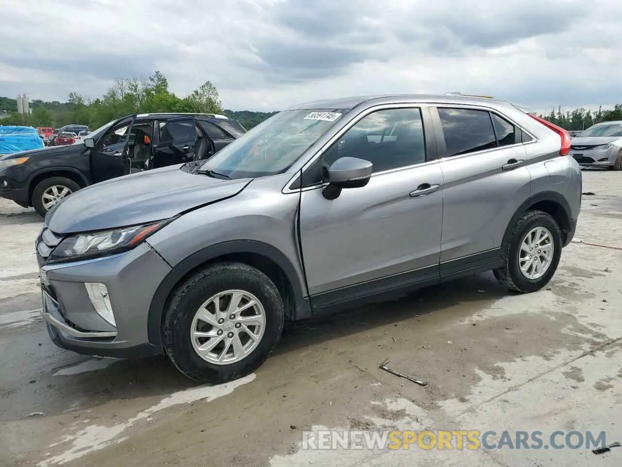 1 Photograph of a damaged car JA4AT3AA3KZ031188 MITSUBISHI ECLIPSE 2019