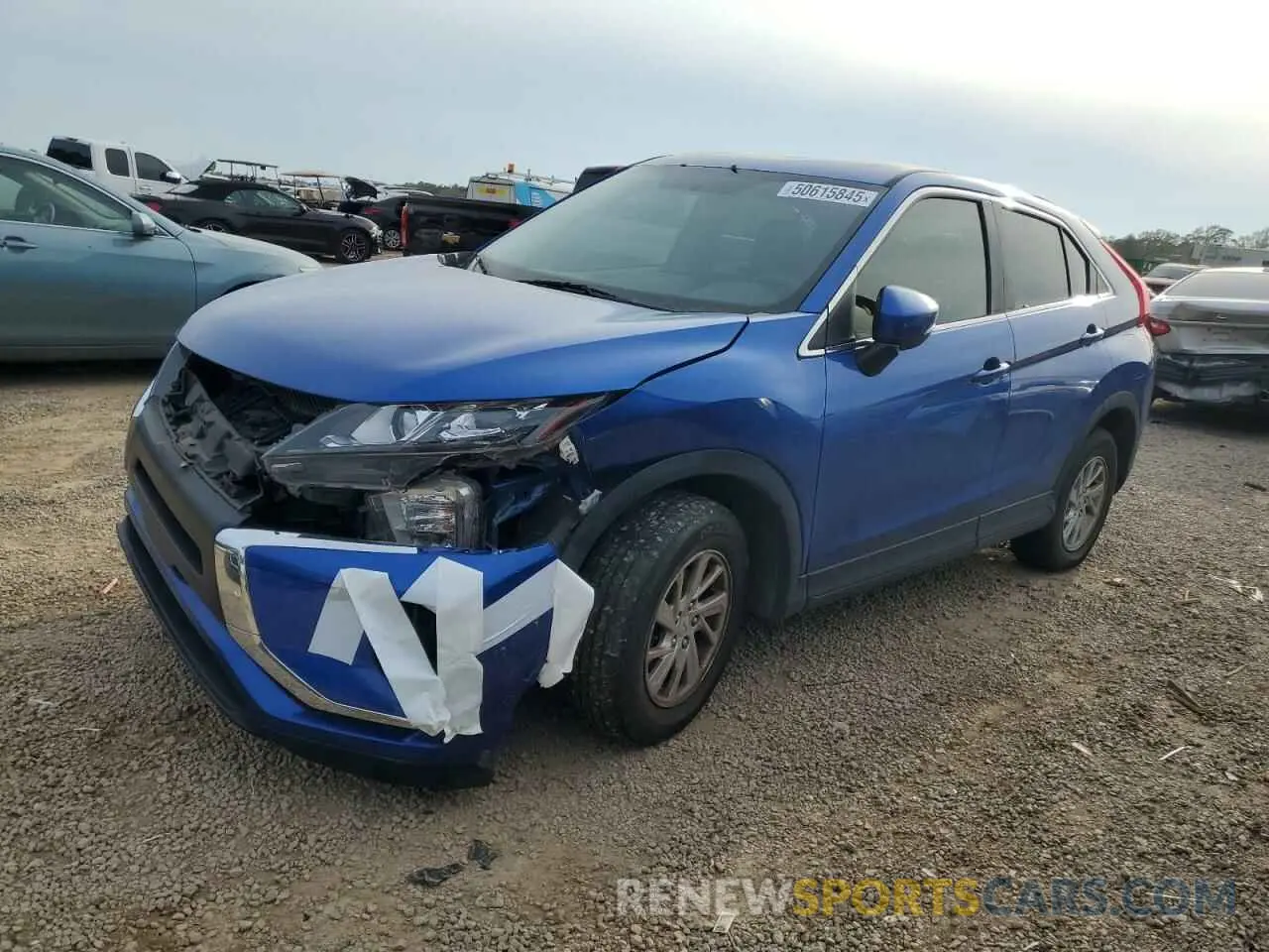1 Photograph of a damaged car JA4AT3AA4KZ028672 MITSUBISHI ECLIPSE 2019