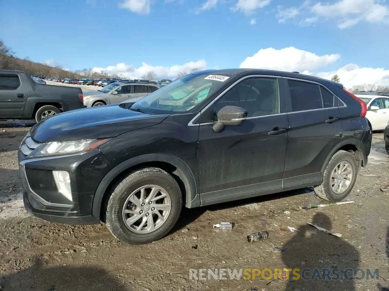 1 Photograph of a damaged car JA4AT3AA7KZ045871 MITSUBISHI ECLIPSE 2019