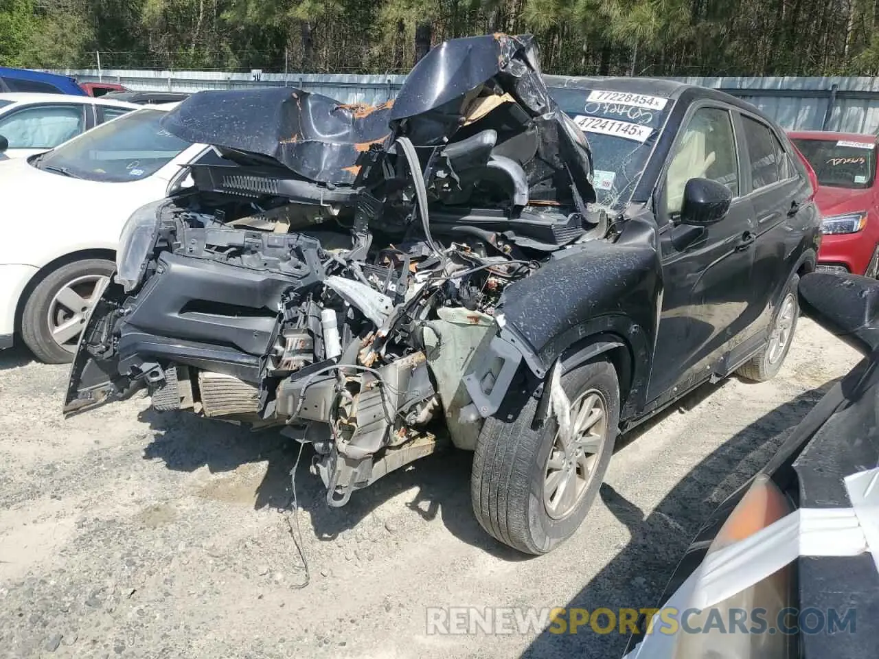 1 Photograph of a damaged car JA4AT3AA8KZ032465 MITSUBISHI ECLIPSE 2019