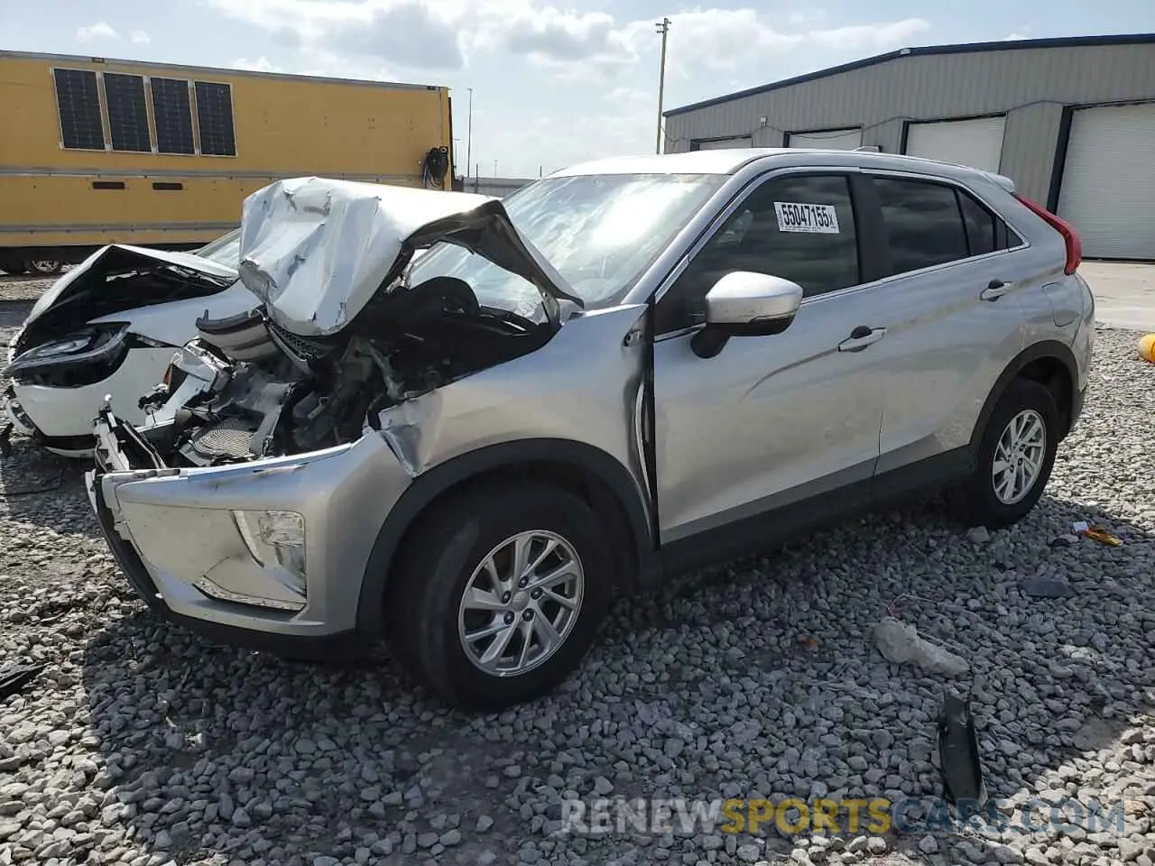 1 Photograph of a damaged car JA4AT3AAXKZ034170 MITSUBISHI ECLIPSE 2019