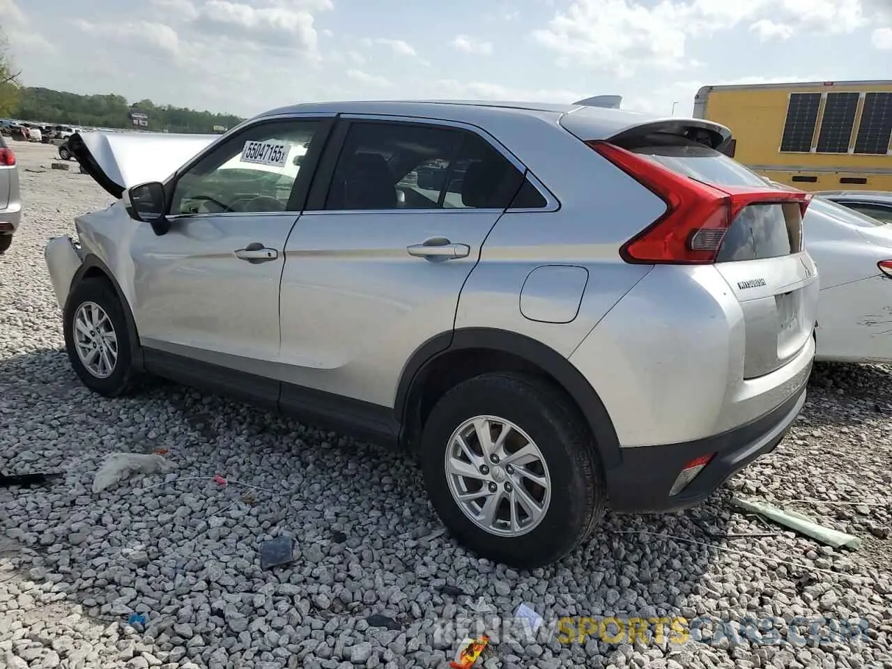 2 Photograph of a damaged car JA4AT3AAXKZ034170 MITSUBISHI ECLIPSE 2019