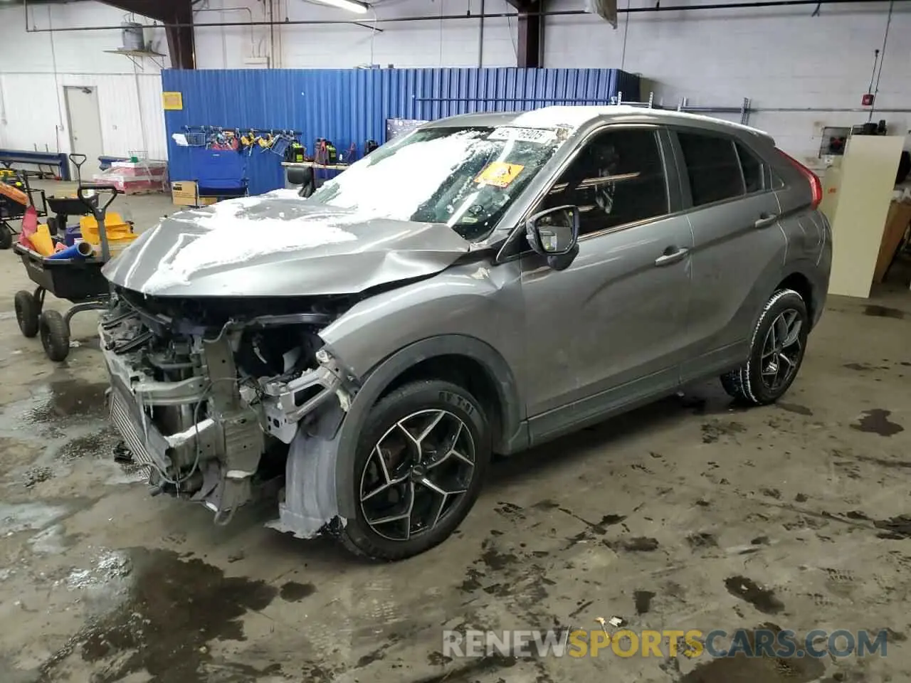 1 Photograph of a damaged car JA4AT4AA3KZ018267 MITSUBISHI ECLIPSE 2019