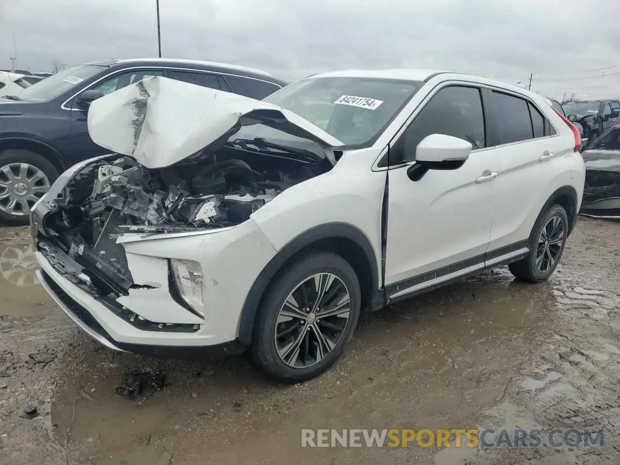 1 Photograph of a damaged car JA4AT5AA0KZ021553 MITSUBISHI ECLIPSE 2019