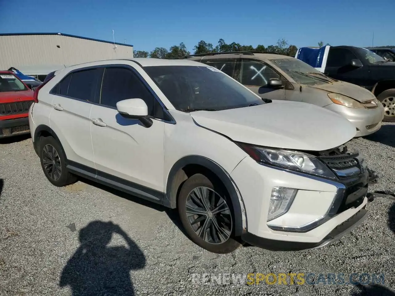 4 Photograph of a damaged car JA4AT5AA1KZ021335 MITSUBISHI ECLIPSE 2019