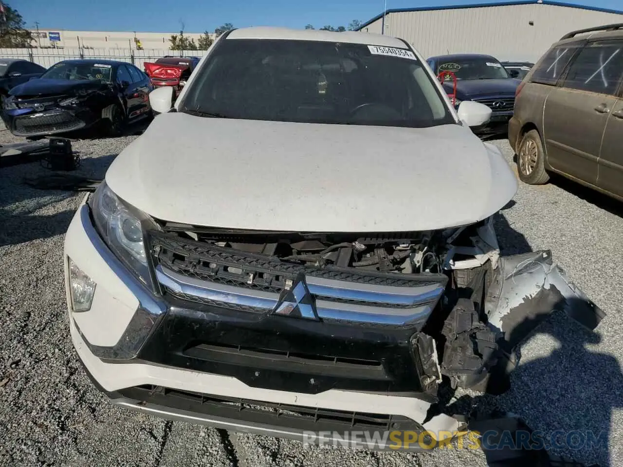 5 Photograph of a damaged car JA4AT5AA1KZ021335 MITSUBISHI ECLIPSE 2019