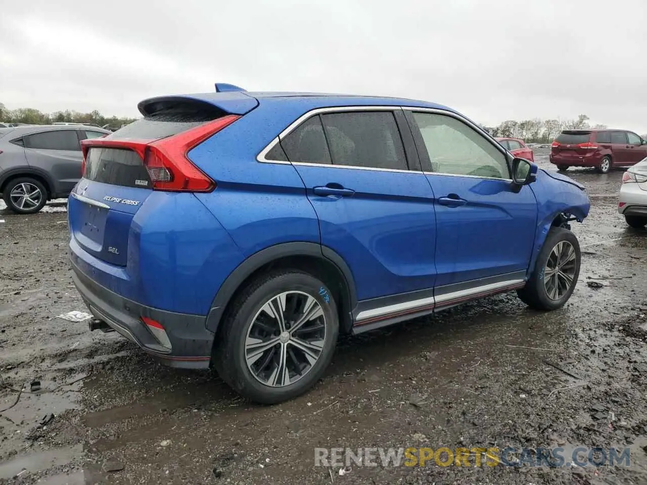 3 Photograph of a damaged car JA4AT5AA2KZ023174 MITSUBISHI ECLIPSE 2019
