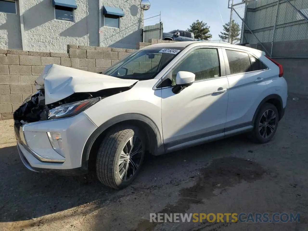 1 Photograph of a damaged car JA4AT5AA9KZ024094 MITSUBISHI ECLIPSE 2019