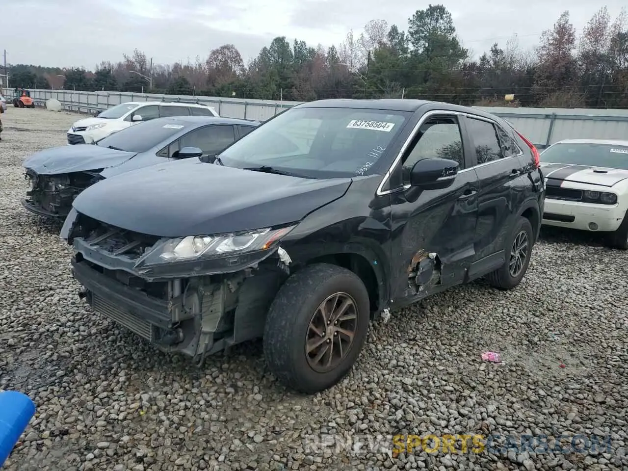1 Photograph of a damaged car JA4AS3AA8LZ023592 MITSUBISHI ECLIPSE 2020