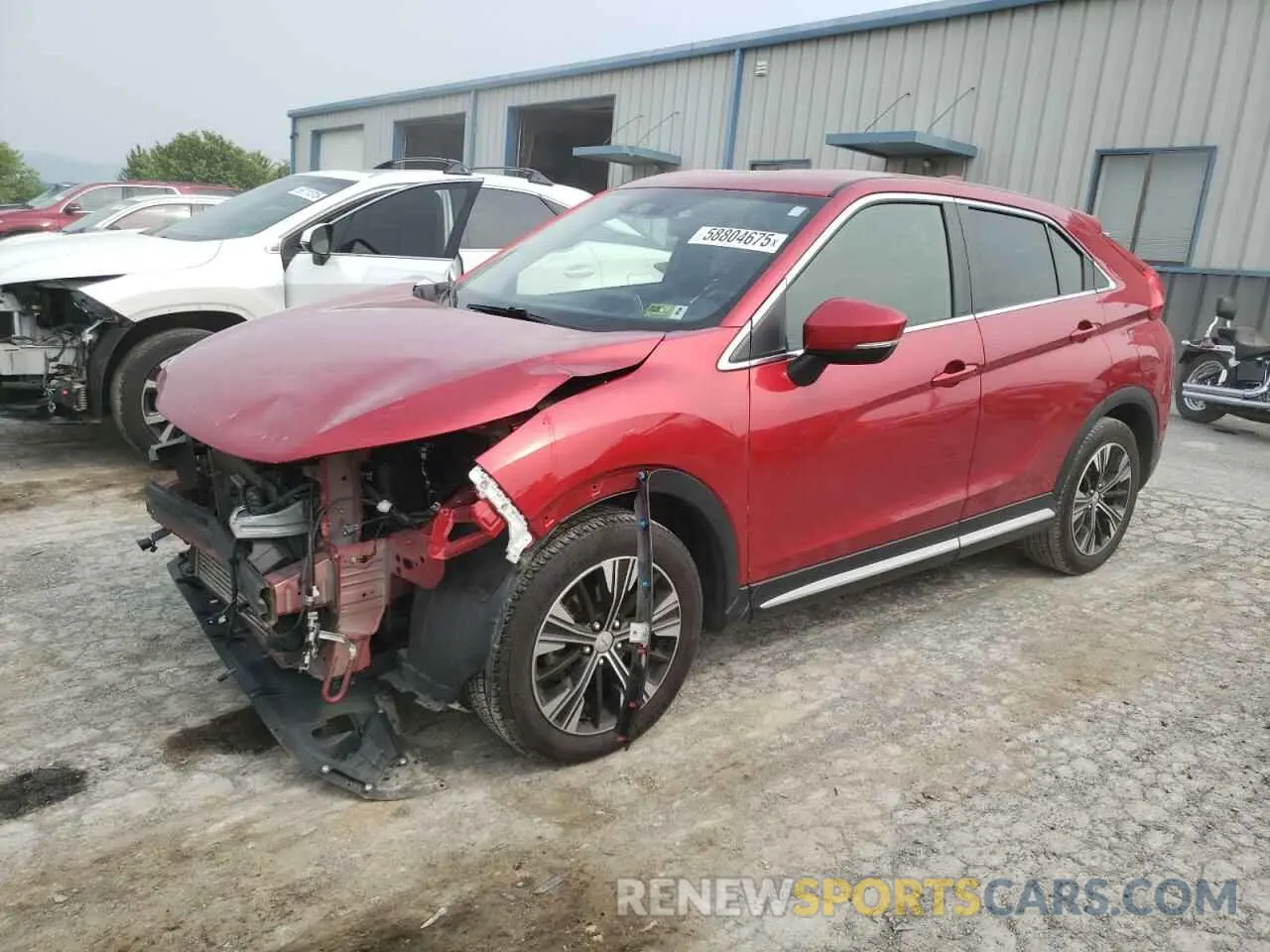1 Photograph of a damaged car JA4AS5AA3LZ002225 MITSUBISHI ECLIPSE 2020