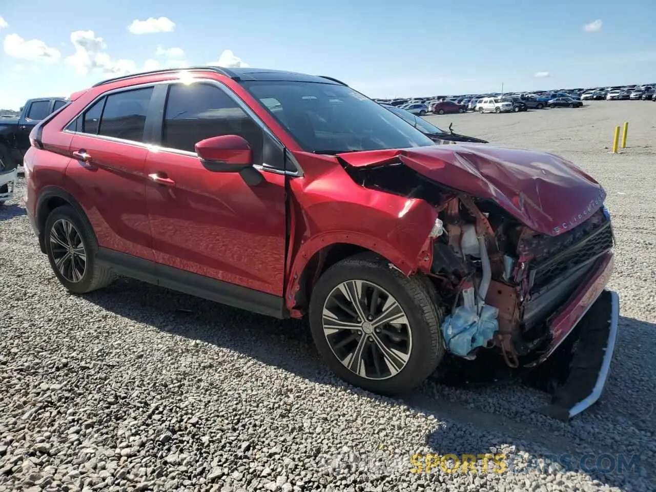 4 Photograph of a damaged car JA4ASWAA4NZ049837 MITSUBISHI ECLIPSE 2022