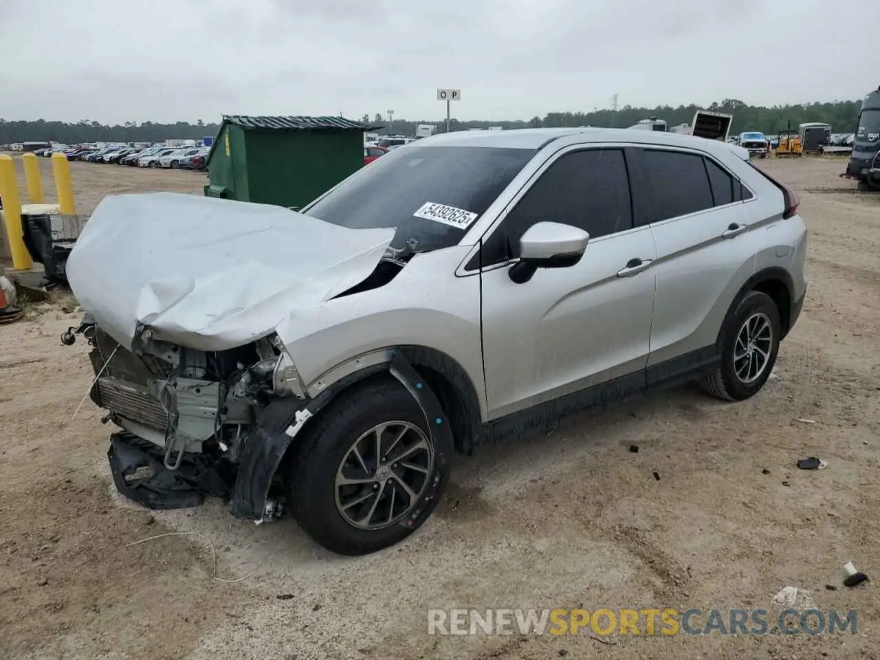 1 Photograph of a damaged car JA4ATUAA5NZ030277 MITSUBISHI ECLIPSE 2022