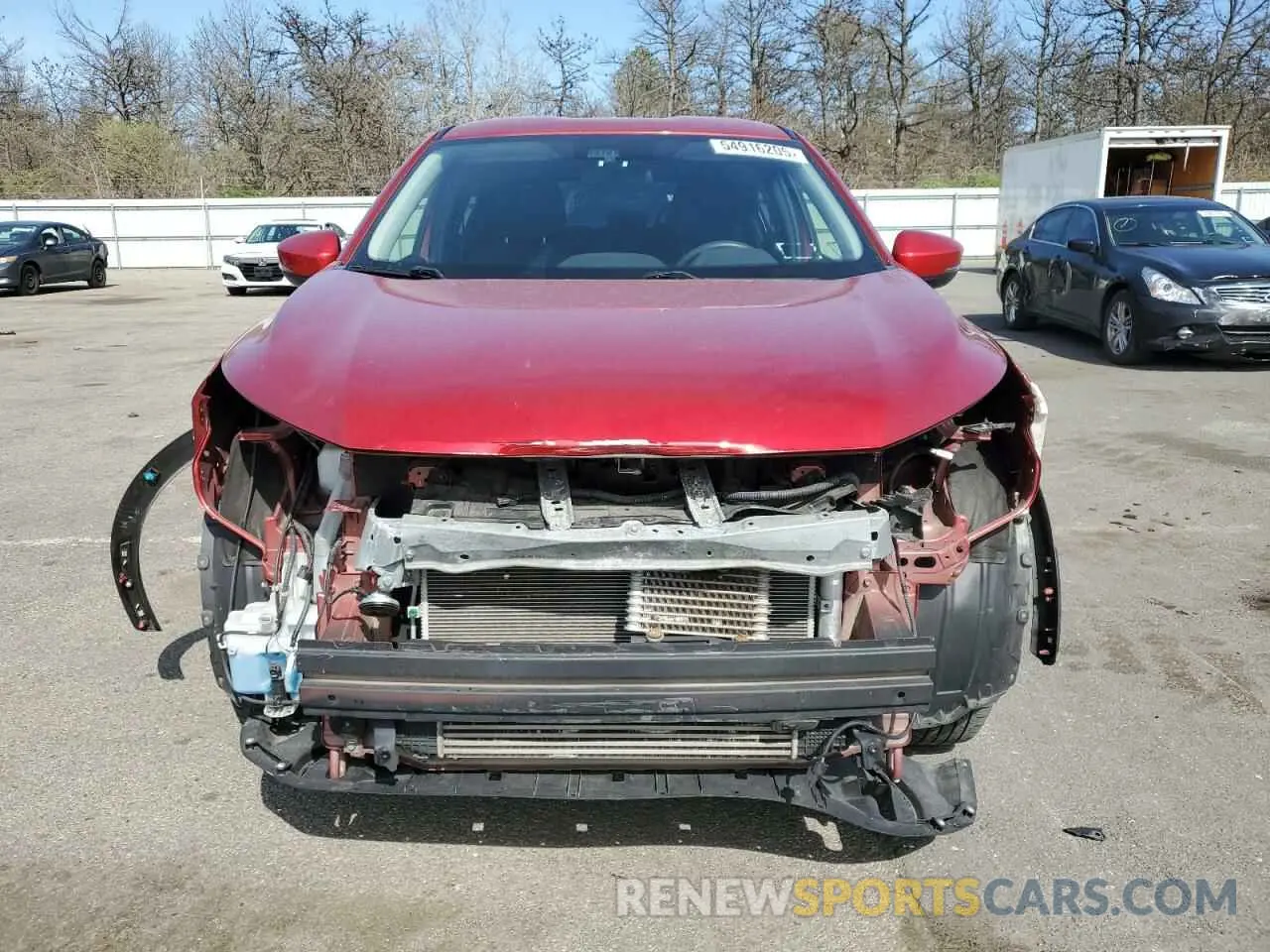 5 Photograph of a damaged car JA4ATUAA7NZ069789 MITSUBISHI ECLIPSE 2022