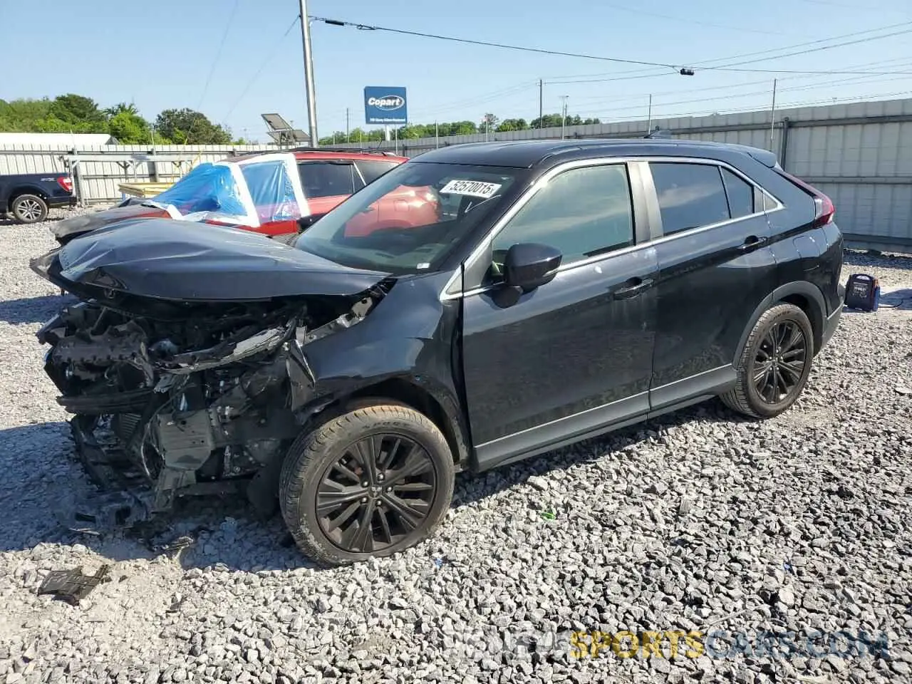 1 Photograph of a damaged car JA4ATVAA3NZ061971 MITSUBISHI ECLIPSE 2022
