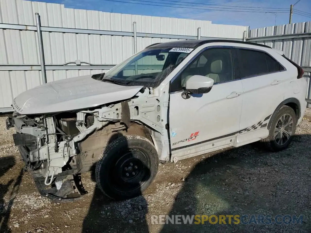 1 Photograph of a damaged car JA4ATVAA5NZ611185 MITSUBISHI ECLIPSE 2022