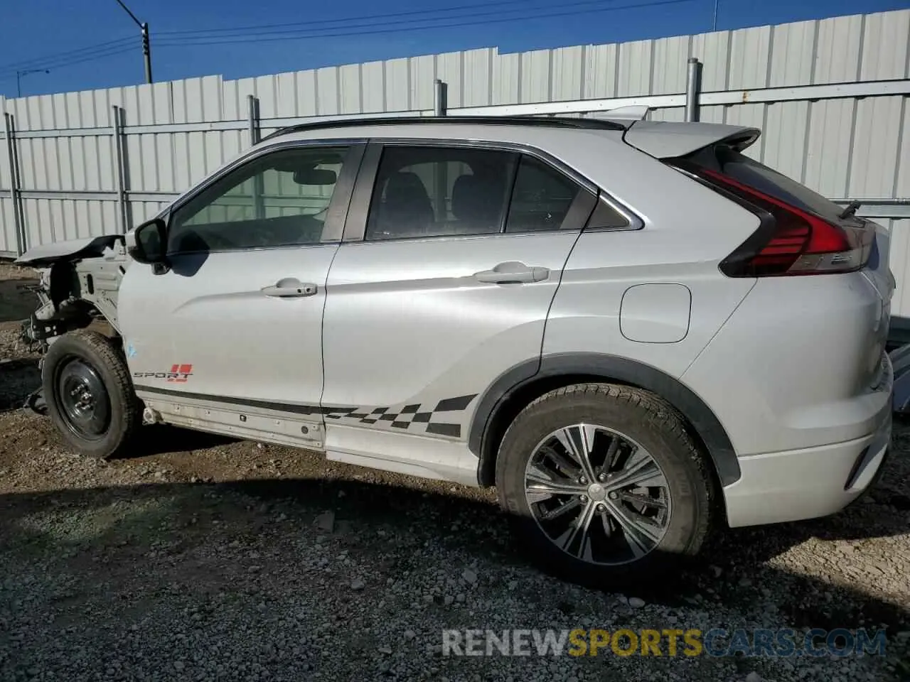 2 Photograph of a damaged car JA4ATVAA5NZ611185 MITSUBISHI ECLIPSE 2022