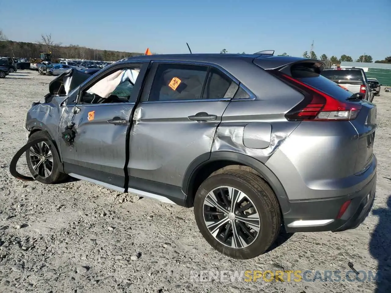 2 Photograph of a damaged car JA4ATWAA1NZ054541 MITSUBISHI ECLIPSE 2022