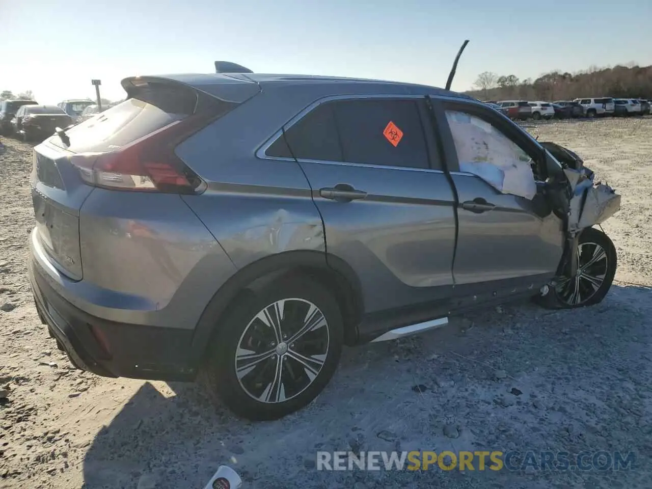 3 Photograph of a damaged car JA4ATWAA1NZ054541 MITSUBISHI ECLIPSE 2022