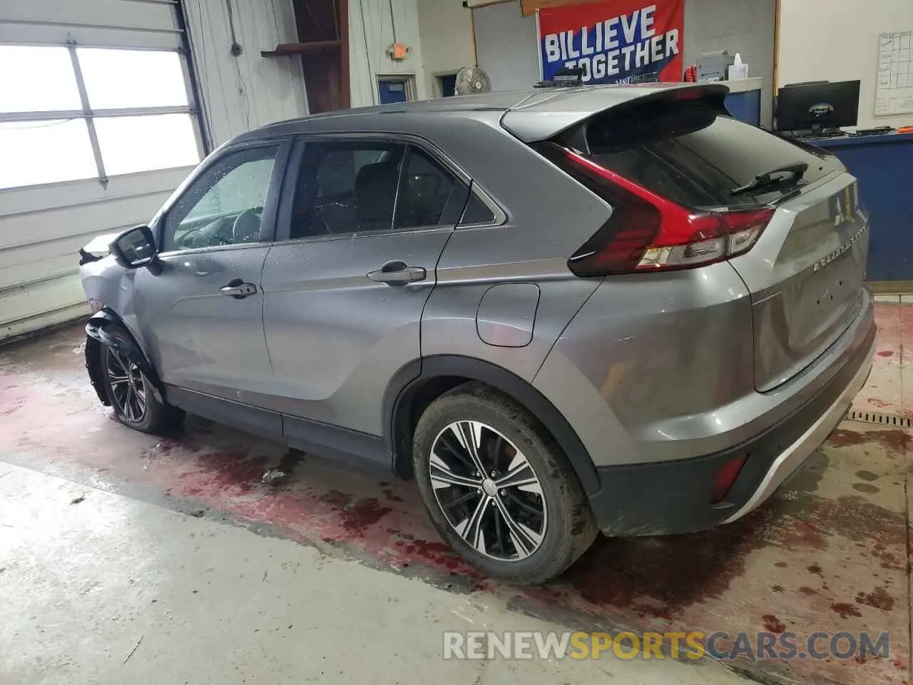 2 Photograph of a damaged car JA4ATWAA5NZ000384 MITSUBISHI ECLIPSE 2022