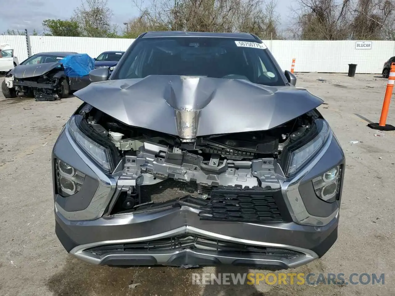 5 Photograph of a damaged car JA4ATWAA8NZ001755 MITSUBISHI ECLIPSE 2022