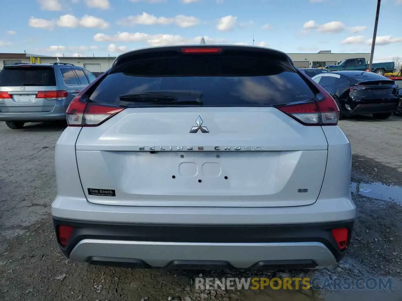 6 Photograph of a damaged car JA4ATWAAXNZ067577 MITSUBISHI ECLIPSE 2022