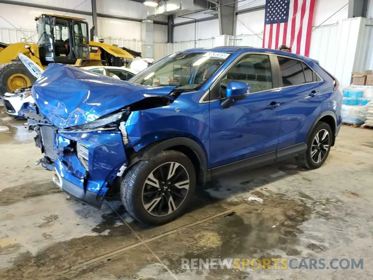 1 Photograph of a damaged car JA4ATWAA8PZ027615 MITSUBISHI ECLIPSE 2023