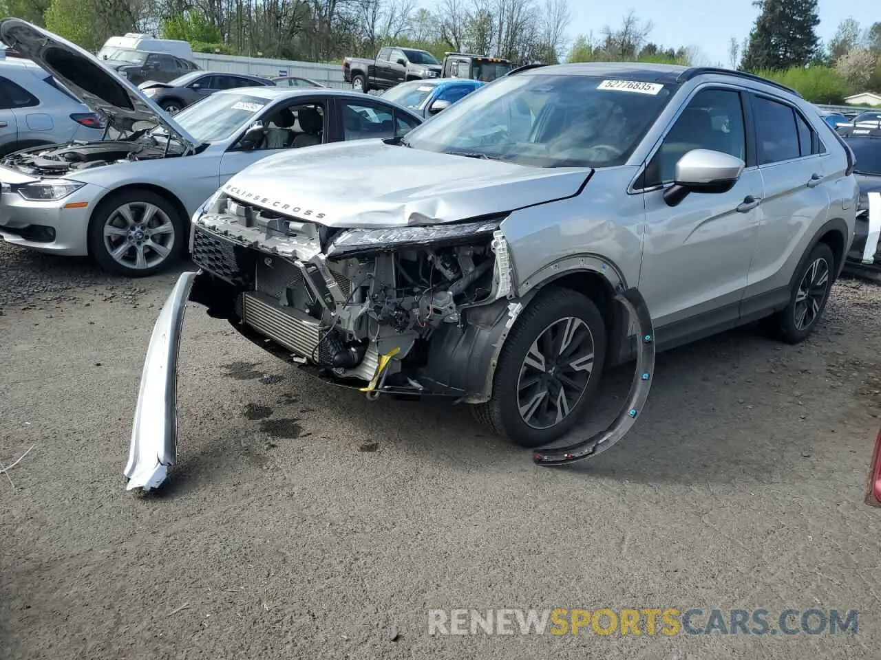 1 Photograph of a damaged car JA4ATWAA8PZ052983 MITSUBISHI ECLIPSE 2023