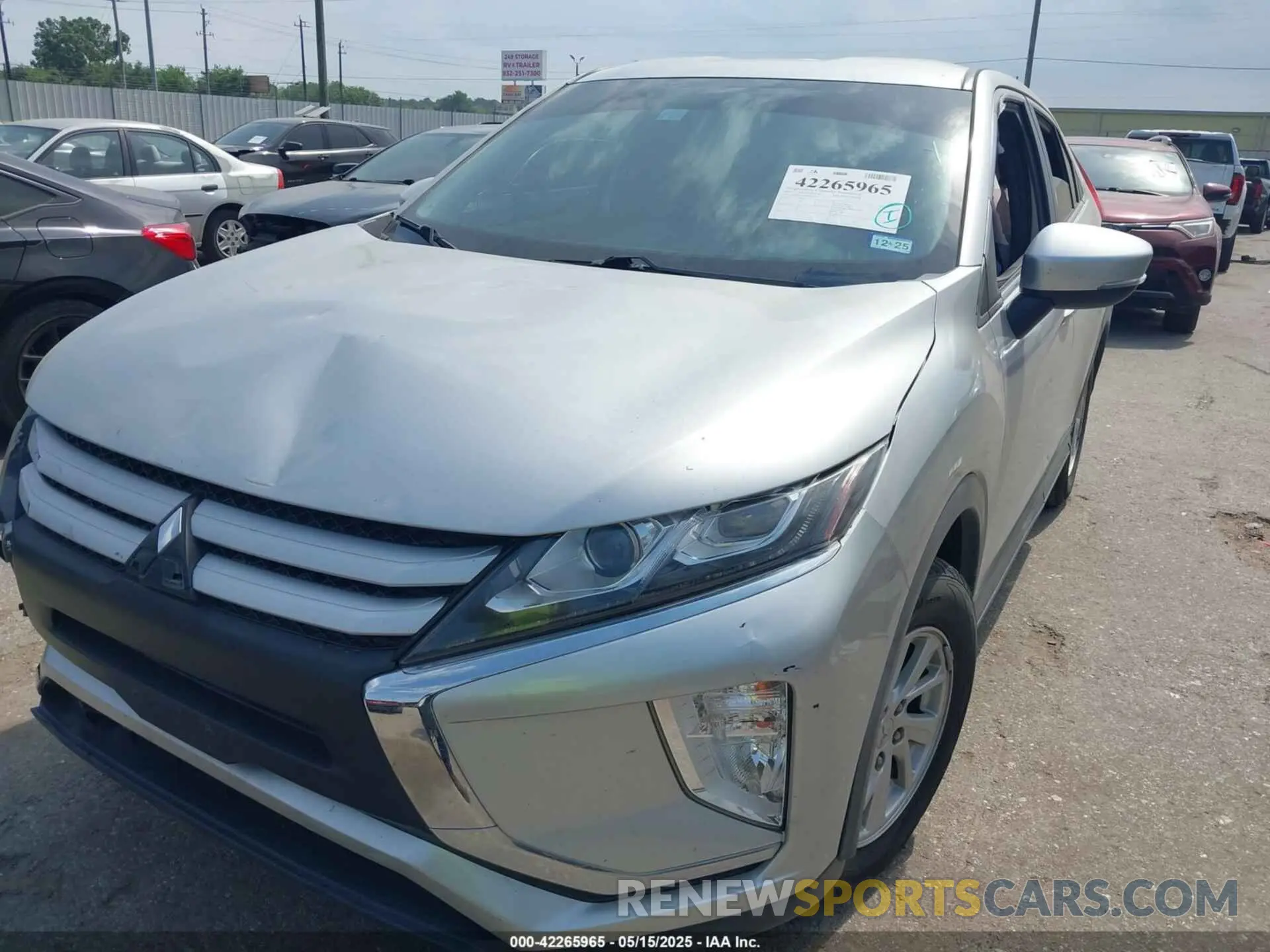 2 Photograph of a damaged car JA4AS3AA1KZ024551 MITSUBISHI ECLIPSE CROSS 2019
