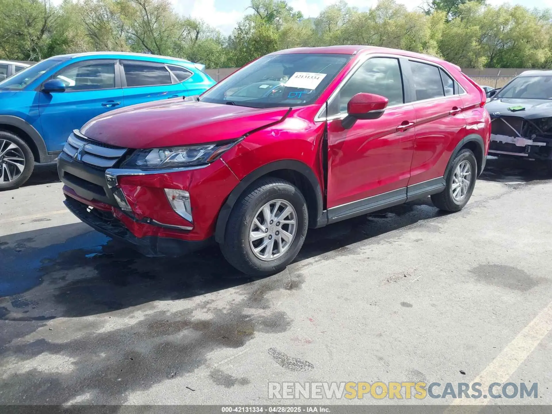 2 Photograph of a damaged car JA4AS3AA7KZ039698 MITSUBISHI ECLIPSE CROSS 2019