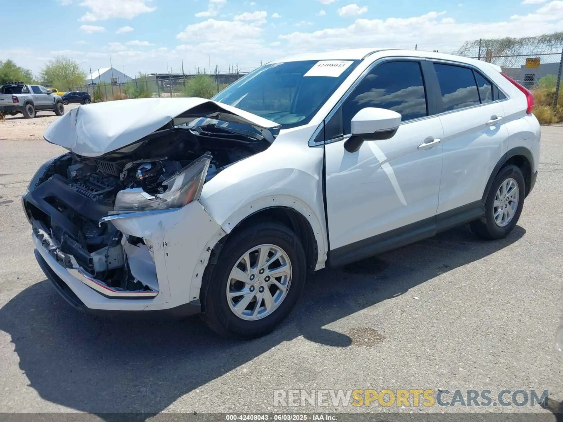 2 Photograph of a damaged car JA4AS3AA9KZ014205 MITSUBISHI ECLIPSE CROSS 2019
