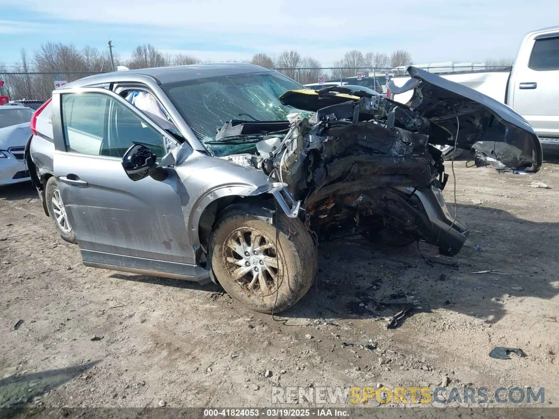 1 Photograph of a damaged car JA4AS3AAXKZ014942 MITSUBISHI ECLIPSE CROSS 2019