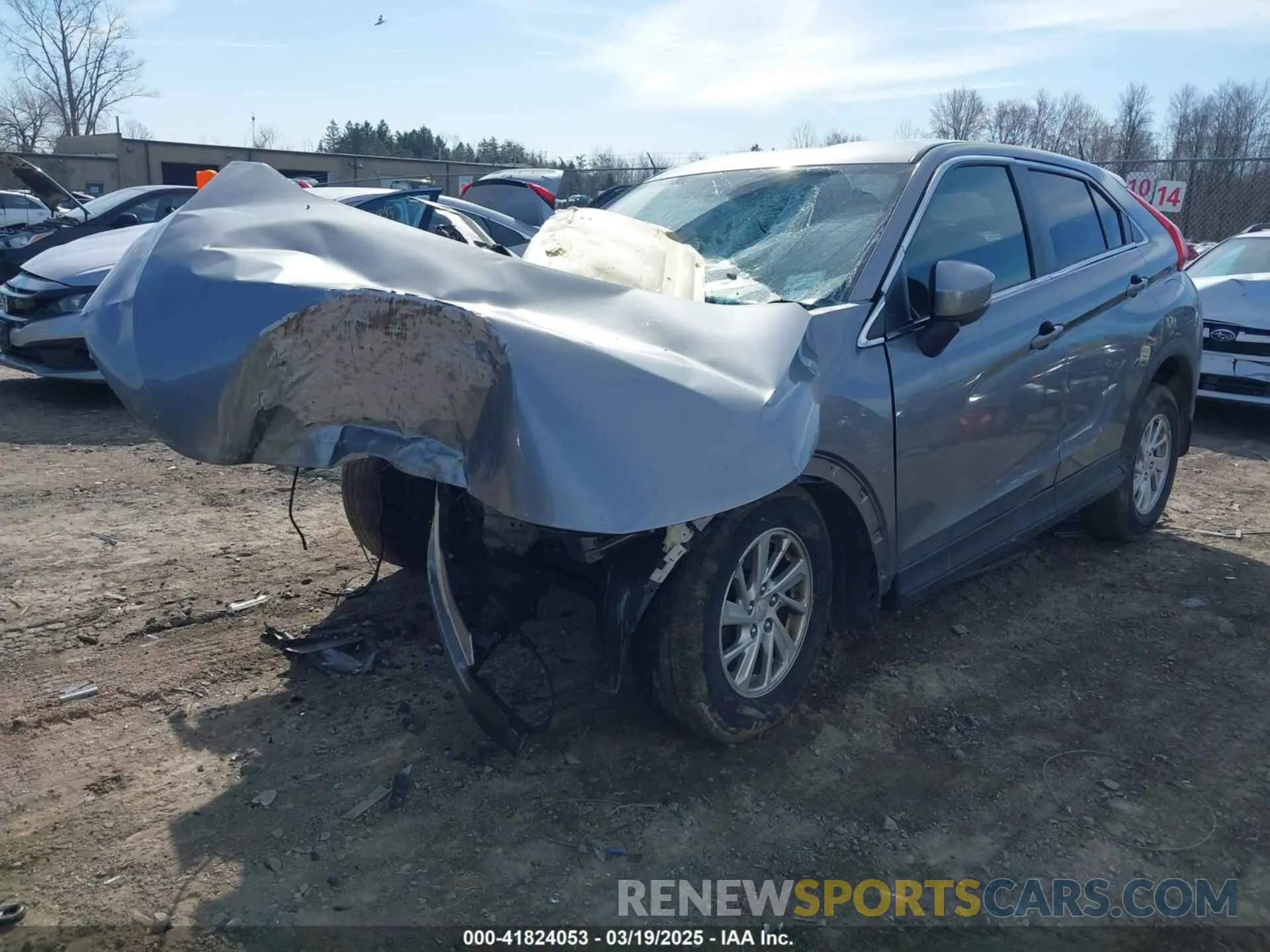 2 Photograph of a damaged car JA4AS3AAXKZ014942 MITSUBISHI ECLIPSE CROSS 2019