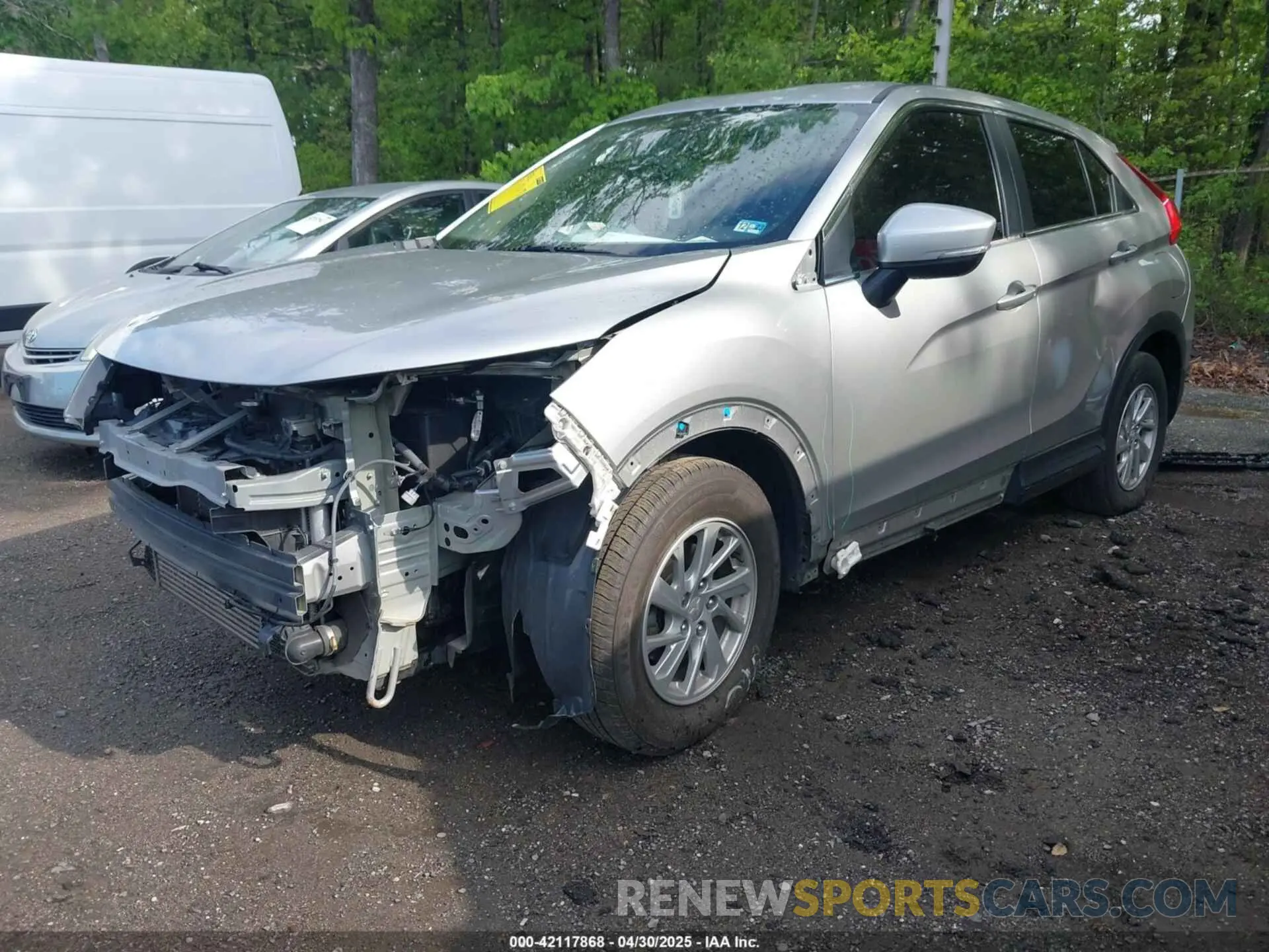 2 Photograph of a damaged car JA4AS3AAXKZ049738 MITSUBISHI ECLIPSE CROSS 2019