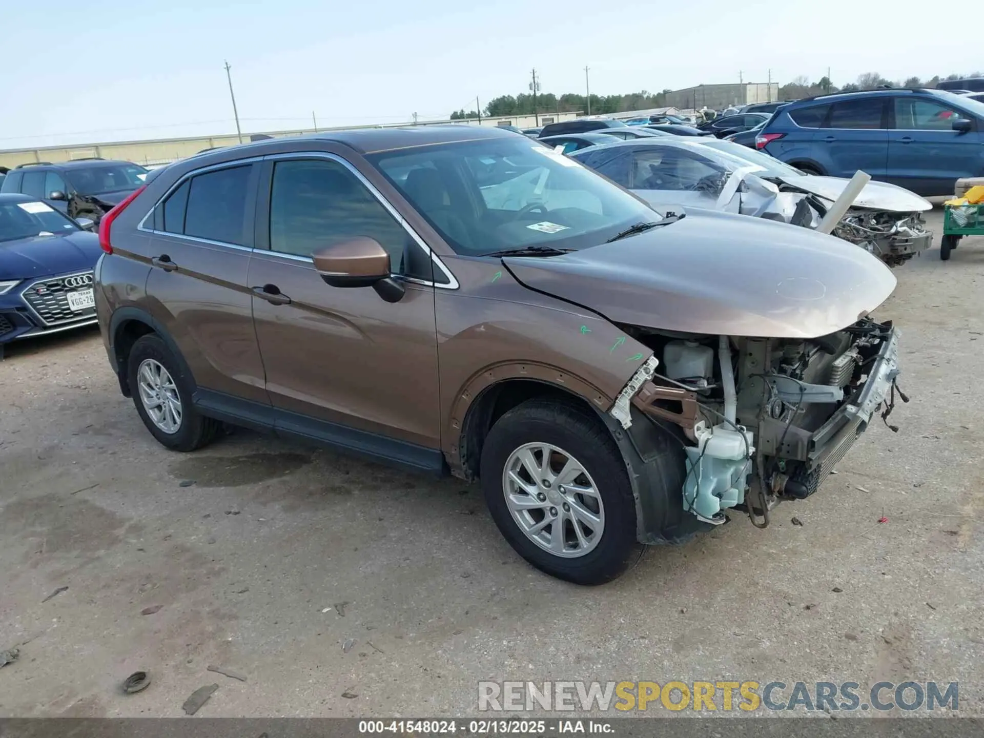 1 Photograph of a damaged car JA4AT3AA0KZ003039 MITSUBISHI ECLIPSE CROSS 2019