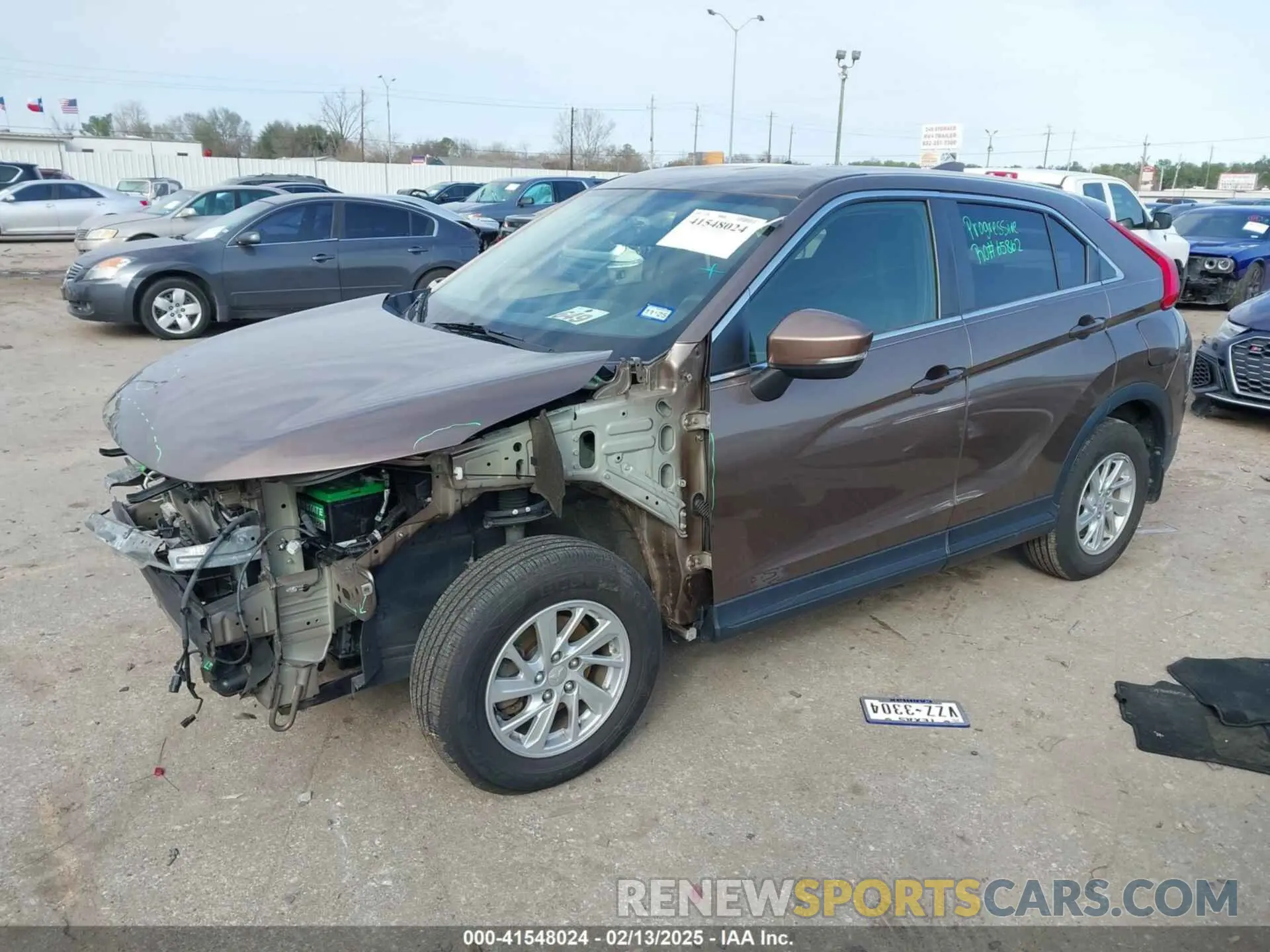 2 Photograph of a damaged car JA4AT3AA0KZ003039 MITSUBISHI ECLIPSE CROSS 2019
