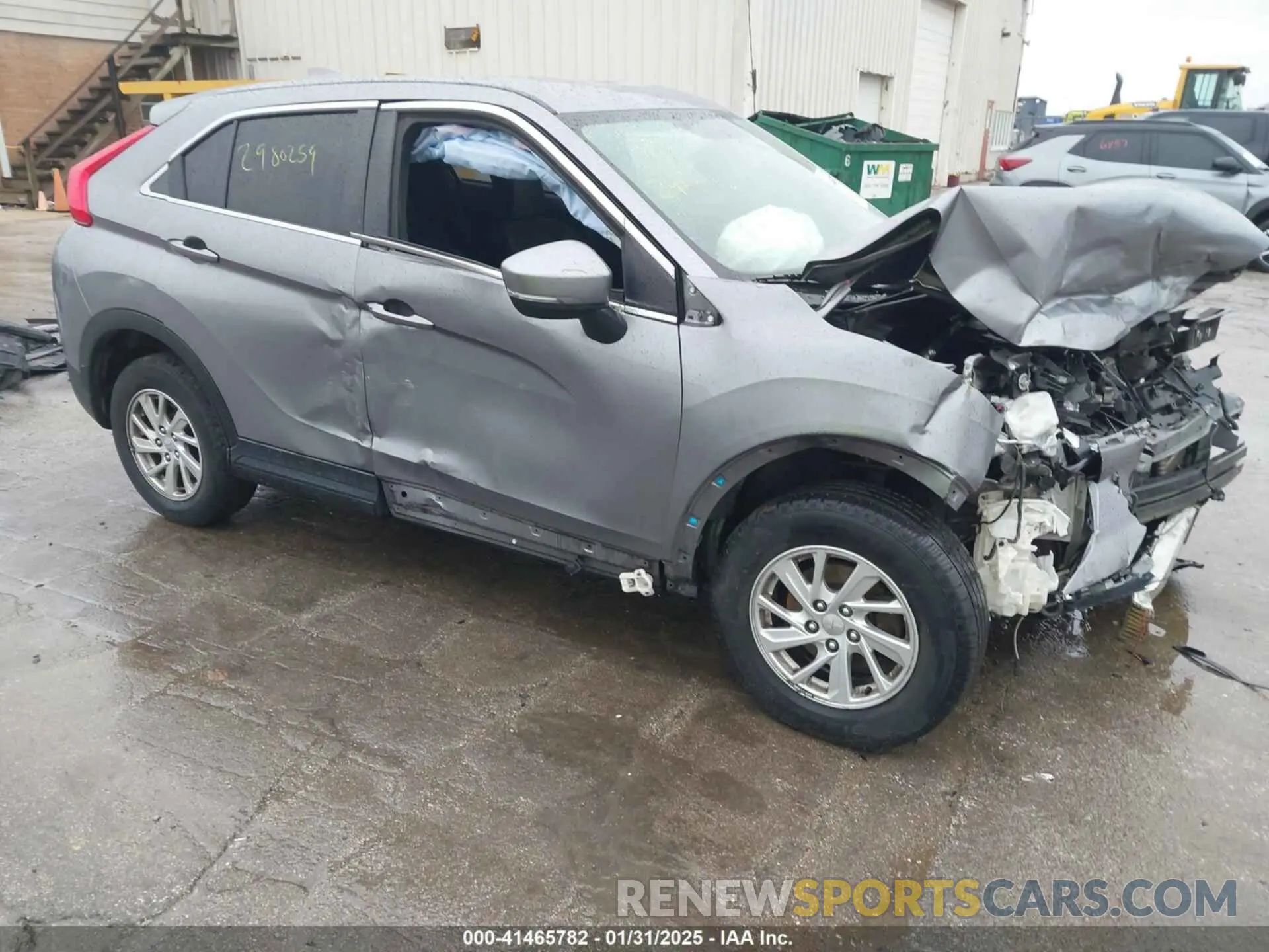 1 Photograph of a damaged car JA4AT3AA5KZ034013 MITSUBISHI ECLIPSE CROSS 2019
