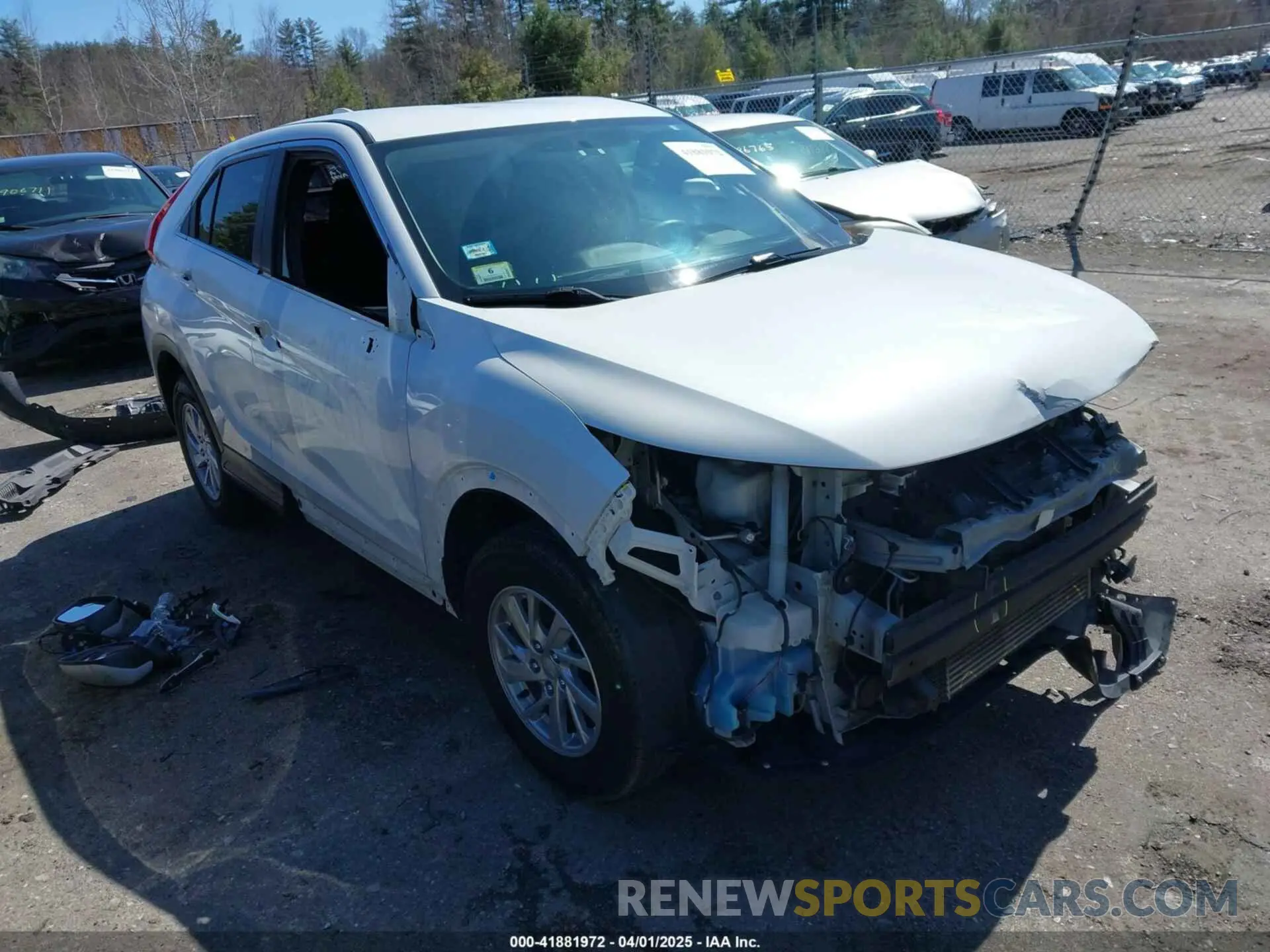 1 Photograph of a damaged car JA4AT3AA5KZ040409 MITSUBISHI ECLIPSE CROSS 2019