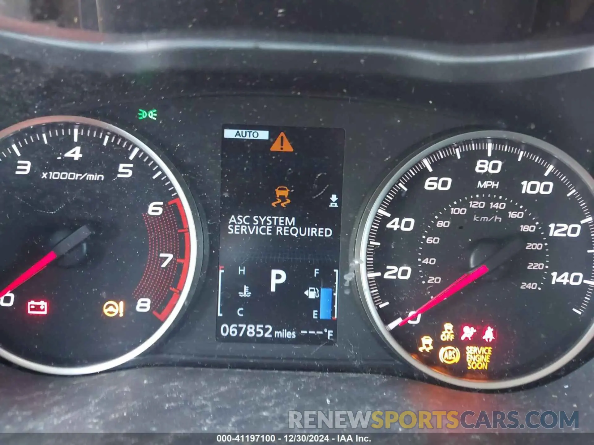 7 Photograph of a damaged car JA4AT3AA6KZ052780 MITSUBISHI ECLIPSE CROSS 2019