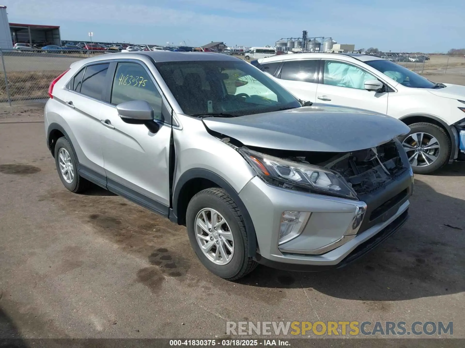 1 Photograph of a damaged car JA4AT3AA9KZ040347 MITSUBISHI ECLIPSE CROSS 2019
