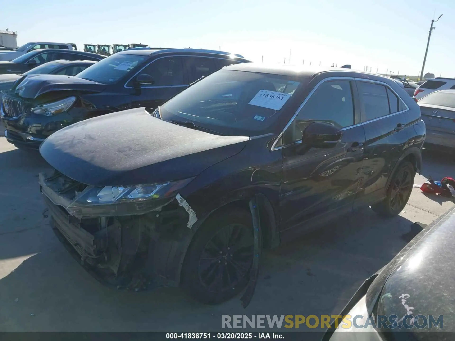 2 Photograph of a damaged car JA4AT4AA1KZ000477 MITSUBISHI ECLIPSE CROSS 2019