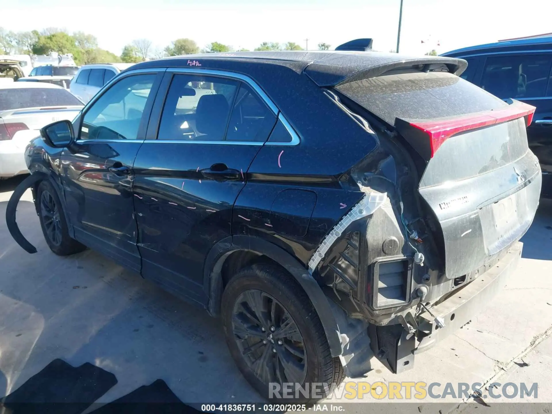 3 Photograph of a damaged car JA4AT4AA1KZ000477 MITSUBISHI ECLIPSE CROSS 2019