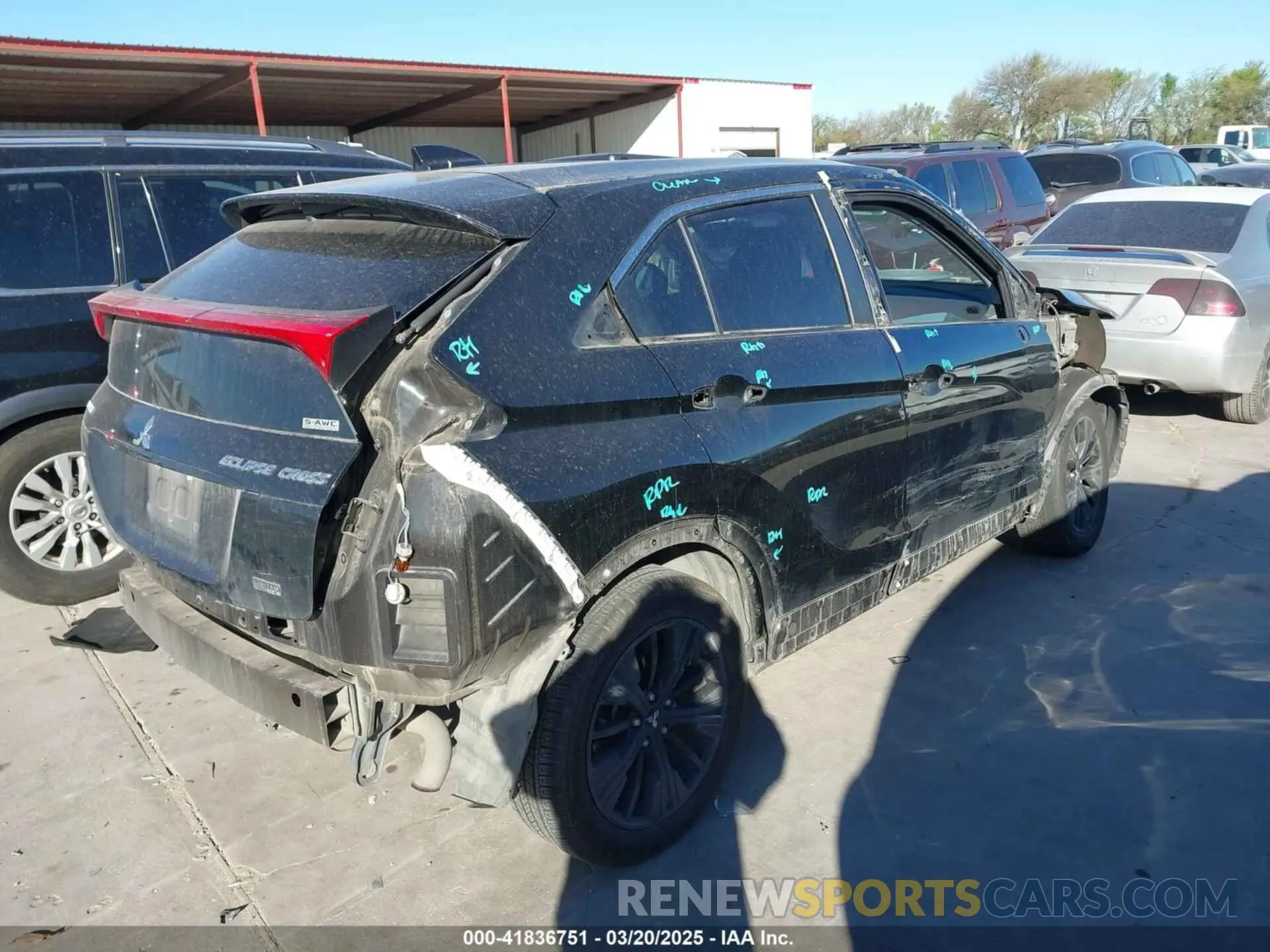 4 Photograph of a damaged car JA4AT4AA1KZ000477 MITSUBISHI ECLIPSE CROSS 2019