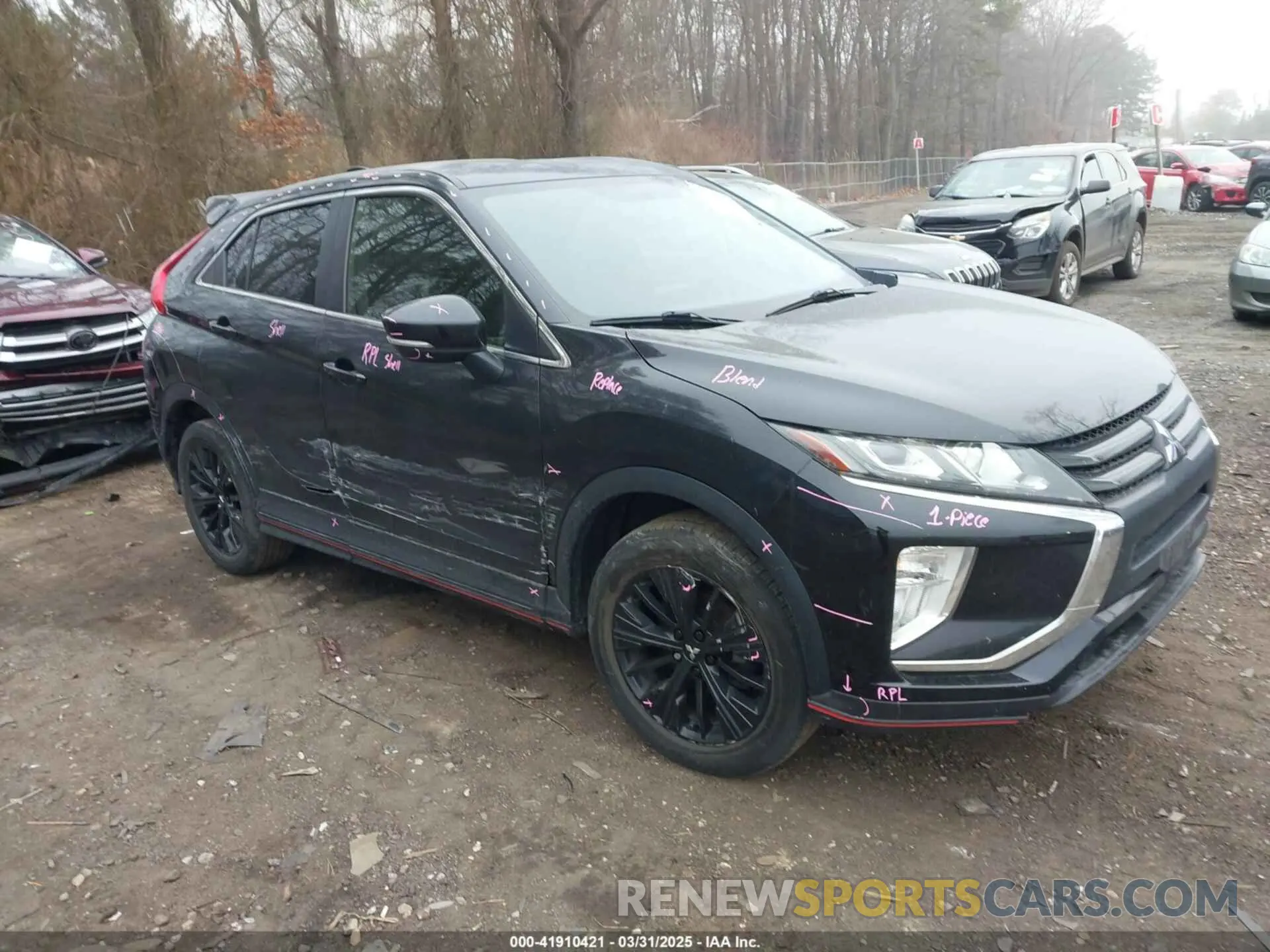 1 Photograph of a damaged car JA4AT4AA5KZ029187 MITSUBISHI ECLIPSE CROSS 2019