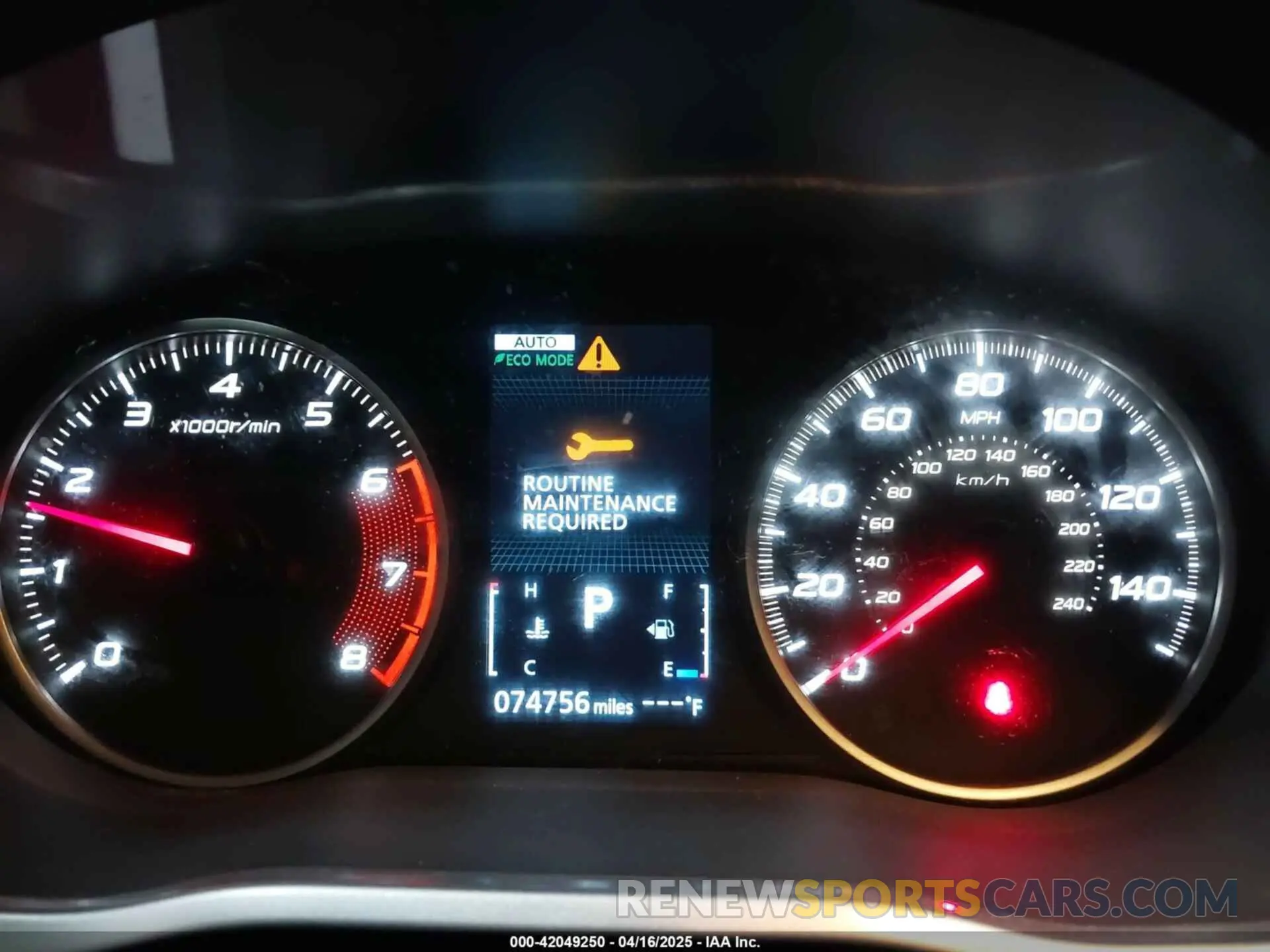 7 Photograph of a damaged car JA4AT4AA6KZ049819 MITSUBISHI ECLIPSE CROSS 2019