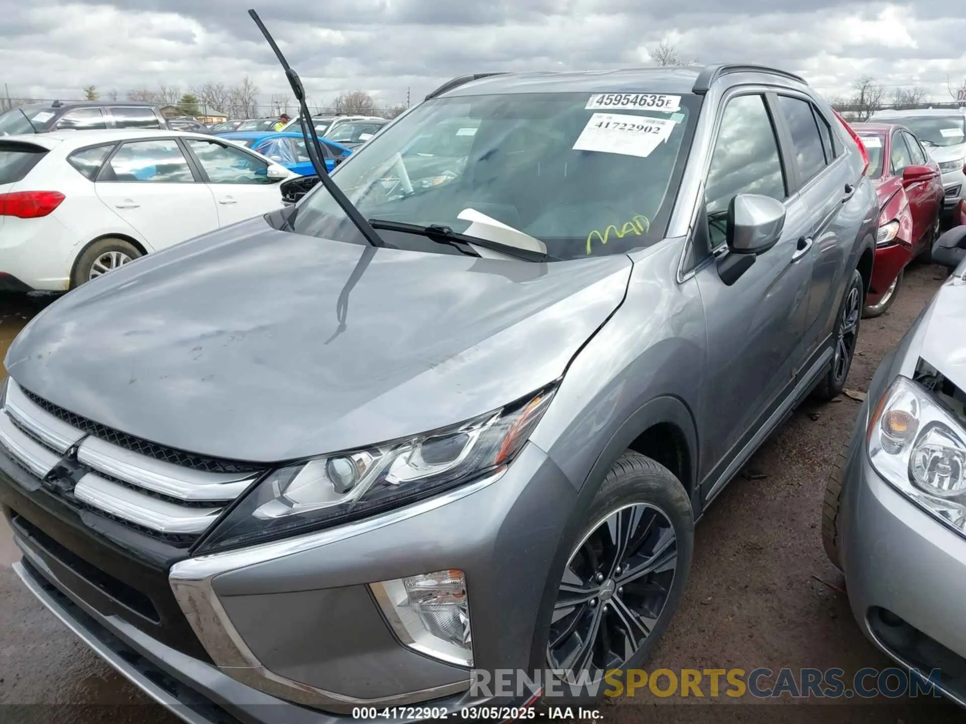 2 Photograph of a damaged car JA4AT5AA0KZ023948 MITSUBISHI ECLIPSE CROSS 2019