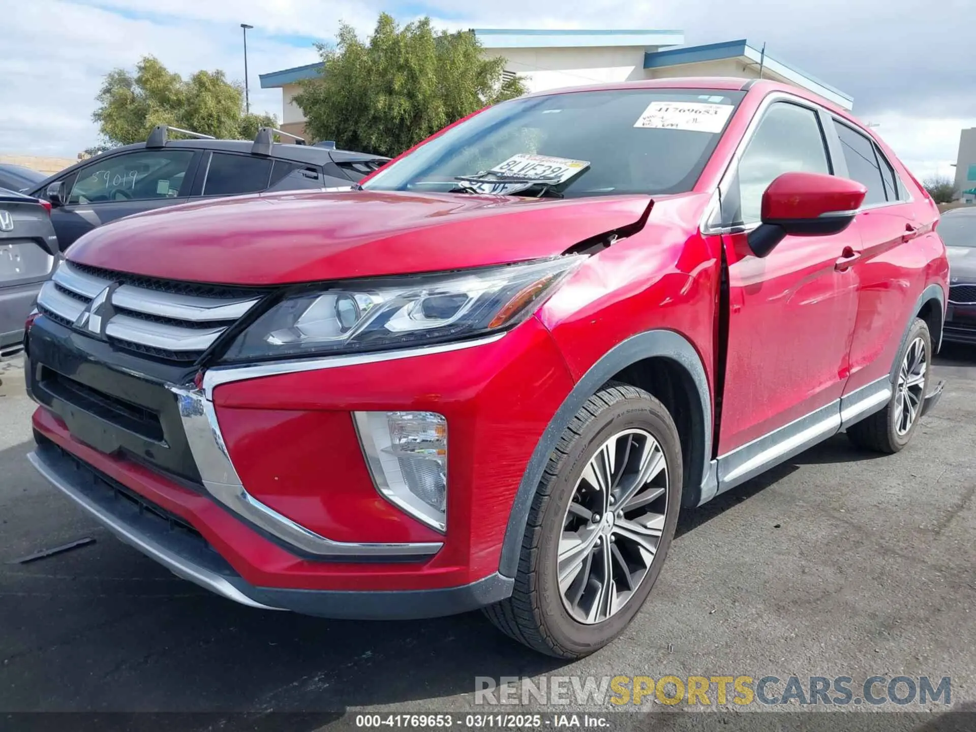 2 Photograph of a damaged car JA4AT5AA2KZ001126 MITSUBISHI ECLIPSE CROSS 2019