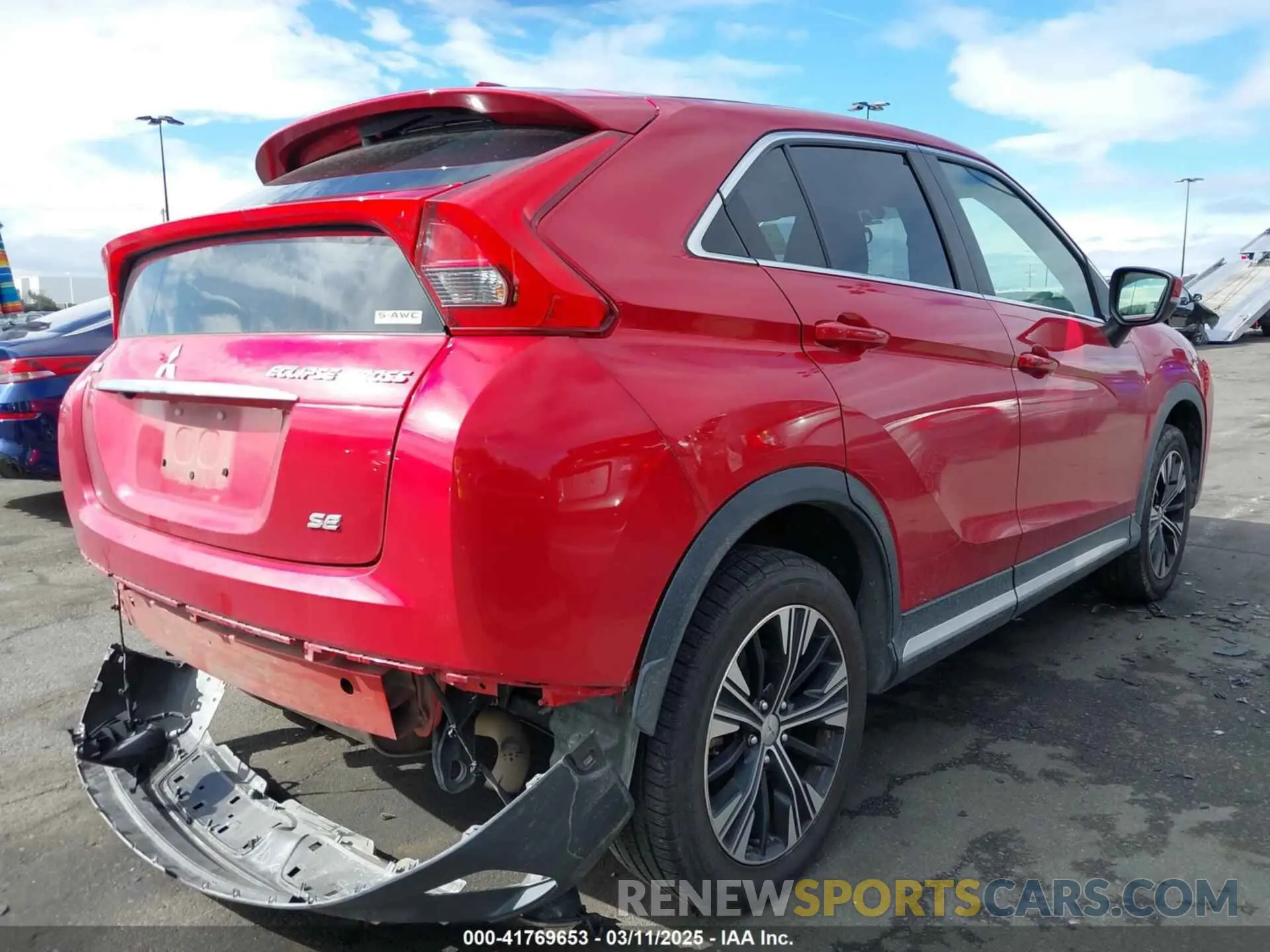 4 Photograph of a damaged car JA4AT5AA2KZ001126 MITSUBISHI ECLIPSE CROSS 2019