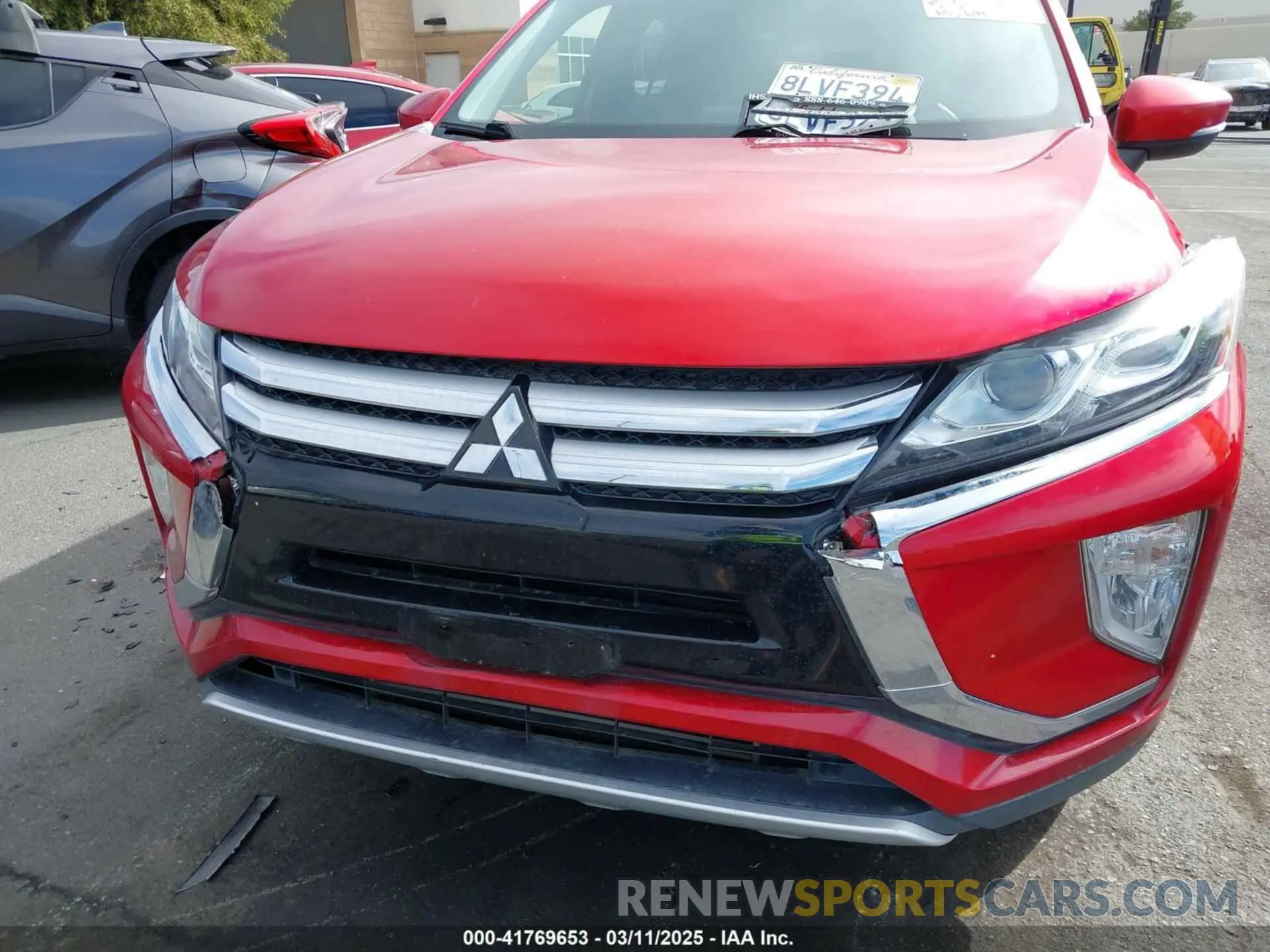 6 Photograph of a damaged car JA4AT5AA2KZ001126 MITSUBISHI ECLIPSE CROSS 2019