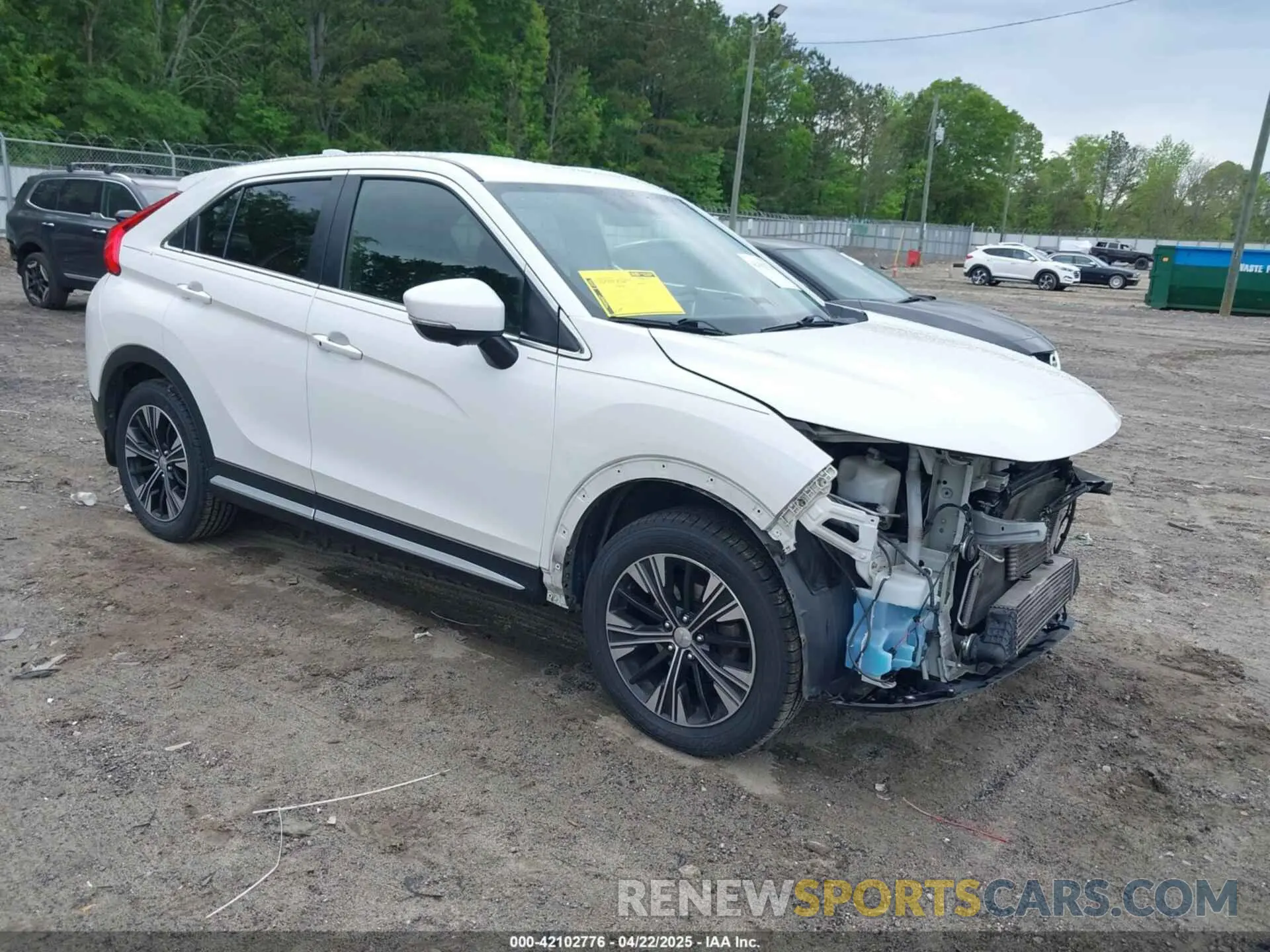 1 Photograph of a damaged car JA4AT5AA4KZ051817 MITSUBISHI ECLIPSE CROSS 2019