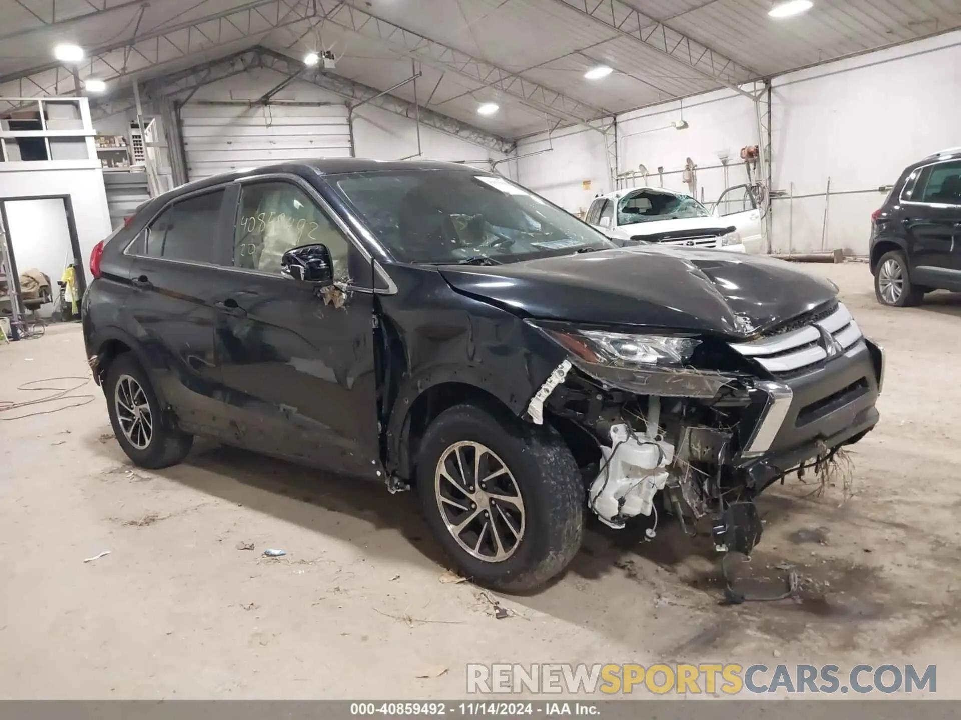 1 Photograph of a damaged car JA4AS3AA0LZ006141 MITSUBISHI ECLIPSE CROSS 2020